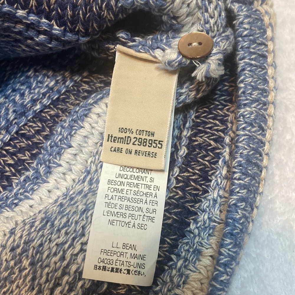 L.L.Bean Size XL NWOT Size XL Cotton Sweater - Picture 5 of 7
